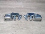 73-89 Mercedes R107 Convertible Pillar Top Hinge Latch Chrome Cover Set Oem. Fixed Price $110.42.