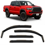 Sun Rain Visors Wind Guard For 16-23 Toyota Tacoma Double Cab Shatterproof. Fixed Price $59.99.