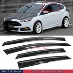 2012-2018 Ford Focus Se 4 Door Wavy Mugen Style Window Visors Rain Guards. Fixed Price $28.99.