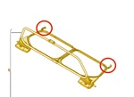 Bentley Continental Convertible Wind Deflector Repair Kit. Fixed Price $197.00.