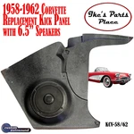 Custom Autosound KCV-58/2 Kick Panels & 6.5" Speakers 58-62 Chevy Corvette. Fixed Price $174.95.