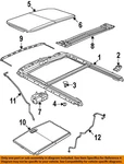 Chrysler Oem 07-20 200 Sunroof-sunroof Frame 5183170AC. Fixed Price $1479.30.