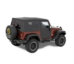 Bestop 51798-17 Black Twill Full Fabric Doors For 2007-2018 Jeep Wrangler Jk. Fixed Price $931.15.