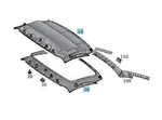 Mercedes-benz Slk R172 Roof Top Headliner A17279000459H23 New Genuine. Fixed Price $660.00.