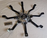 8 New Rbp Inserts BZ-029-2 Black Wheel Center Cap Rolling Big Power 94R Gloss. Fixed Price $80.00.