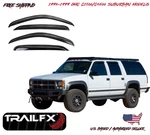 1992-1999 Gmc K1500 K2500 Suburban Window Vent Visors Rain Guard Tfx. Fixed Price $94.90.