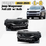 For 2022-2025 Jeep Wagoneer Full Led Chrome Headlights W/ Bulb Left+right Pair. Fixed Price $706.99.