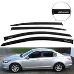 Fits 08-12 Honda Accord Sedan Rain Sun Window Visors Smoke Shade Deflectors. Fixed Price $41.39.