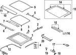Genuine Volkswagen Frame Assembly 17A-877-049. Fixed Price $728.42.