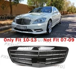 Fit For Mercedes Benz 2010-2013 S400 S550 W221 Front Grille Gloss Black. Fixed Price $128.45.