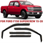Sun Rain Visors Wind Guards 2015-2020 Ford F-150 Supercrew Channel. Fixed Price $55.80.