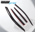 Dark Smoke Rain Visor Deflector 4PCS Out-channel For Bmw 745I 750I 2002-2006. Fixed Price $29.90.