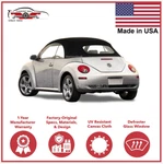 Fits Volkswagen New Beetle 2003-10 Convertible Top Black German Power Frame. Fixed Price $835.71.