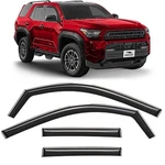 Sun Rain Visors Wind Guards For 2025-2026 Toyota 4RUNNER. Fixed Price $59.99.