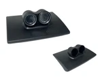 07-10 Jeep Wrangler Upper Top Dash Trim 52MM Dual Gauge Pod Mount. Fixed Price $114.79.