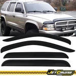 Fits 98-03 Dodge Durango 00-04 Dakota Crew Cab Acrylic Window Visors 4PCS Set. Fixed Price $28.87.