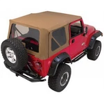 Rampage 68836 Complete Soft Top Kit W/frame & Tinted Windows For 1997-2006 Jeep. Fixed Price $713.95.