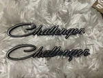 New Dodge Challenger Deck Lid Emblems Mopar 68044799AA (set). Fixed Price $60.00.