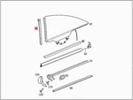 Genuine Mercedes C215 W215 Coupe Sealing Frame Left 2156700139. Fixed Price $160.77.