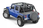 Mastertop 14500435 Tonneau Cover Black Diamond For 07-18 Jeep Wrangler Jk 4DR. Fixed Price $110.63.