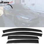 Fits 12-18 Ford Focus Acrylic Window Visors Rain Sun Guard Deflector Vent 4PCS. Fixed Price $26.98.