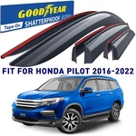 Rain Guards Vent Visors Shade For 2016-2022 Honda Pilot Shatterproof. Fixed Price $115.49.