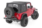 Rough Country Black Soft Top Replacement For Half Door Jeep Wrangler Tj 97. Fixed Price $299.95.