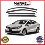For Kia Rio Sedan 2011-2017 Window Vent Visor Rain Guards Deflectors. Fixed Price $31.90.