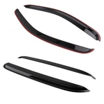 Front Rear Window Visor For Gmc Yukon 2007-2014 Outside Mount Black 4PCS. Fixed Price $30.56.