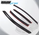 Dark Smoke Rain Visor Deflector 4PCS Out-channel For Dodge Dart 2013-2016. Fixed Price $52.32.