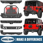 Hooke Road For 2018-2026 Jeep Wrangler Jl Rear Bumper W/tire Carrier & Led Light. Fixed Price $599.32.