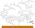 Gm Oem 16-23 Camaro Convertiblesoft Top Frame Components-guide 84244056. Fixed Price $21.53.