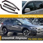For Subaru Impreza Hatchback Crosstrek 20-24 In-channel Window Visor Rain Guard. Fixed Price $59.99.