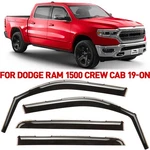 Rain Guards Vent Visors Shade For 2019-2026 Dodge Ram 1500 Crew Cab. Fixed Price $62.99.