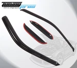 Dark Smoke Rain Visor Deflector 4PCS Out-channel Ford F-250 Extended Cab 99-16. Fixed Price $32.92.