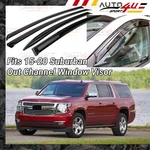 For 15-20 Suburban Escalade Esv Yukon Xl Window Visor Sun Guards Shade Deflector. Fixed Price $35.49.