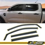 Fits 24-26 Ford Ranger Crew Cab 4PCS Side Window Visors In-channel Deflectors. Fixed Price $44.99.
