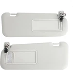 Grey Visor With Light Mirror Left & Right For Mazda 2010-2013 No Sunroof. Fixed Price $60.97.