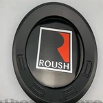 Black Ford Mustang Roush Decal Deck Lid Emblem Badge Fit Rear Trunk 5.9"/15CM. Fixed Price $39.99.