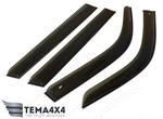 Tape-on Windows Visors Deflector Sun Rain Guard For Toyota Land Cruiser 100. Fixed Price $109.00.