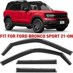 Rain Guards Vent Visors Shade 2021-2026 Ford Bronco Sport Shatterproof. Fixed Price $62.99.