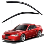 Tape-on Window Visors Sun Rain Guards 1994-2004 Ford Mustang Coupe. Fixed Price $49.99.