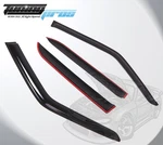 Dark Smoke Rain Visor Deflector 4PCS Out-channel For Bmw 325E 325IX 82-91. Fixed Price $30.47.