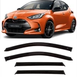 Tape-on Window Visors Rain Guards Fit Toyota Yaris Iv 5D 2020- Deflectors. Fixed Price $139.00.