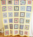 Beautiful Vintage 40'S Philadelphia Pavement Antique Quilt Top Novelty Prints!. Fixed Price $265.00.
