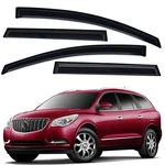 For 2008-2017 Buick Enclave Tape-on Window Visors Sun Rain Guards Vent Shade. Fixed Price $42.96.