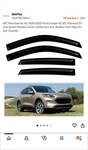 2020-2026 In-channel Window Visor Ford Escape Rain Guard Deflectors. Fixed Price $45.00.