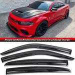 For 2011-2023 Dodge Charger Jdm Mugen Style Window Visor Vent Shade Rain Guards. Fixed Price $31.99.