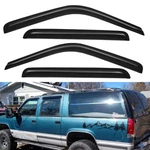 Tape-on Smoke Window Visor Rain Guard For 1992-2000 Chevy C2500 K3500 Crew Cab. Fixed Price $43.99.