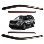 Window Visors Vent Rain Guards 2011-2019 Ford Explorer 4-DOOR In-channel. Fixed Price $24.98.
